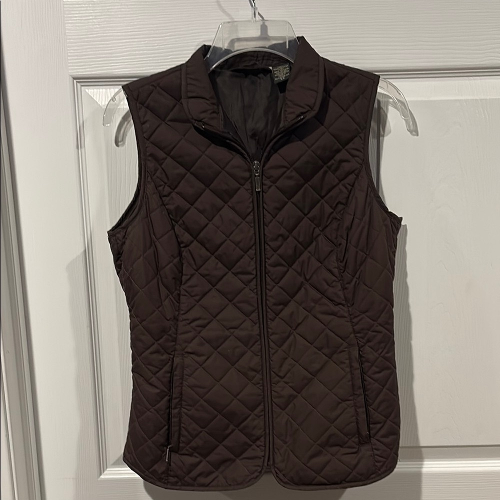 Eddie Bauer Black Insulated Quilted Vest XS